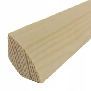 Listwa drewniana sosnowa 25x25 ćwierćwałek wypukły