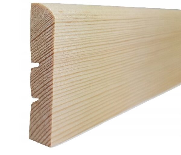 Listwa drewniana sosnowa 11x60 cokół
